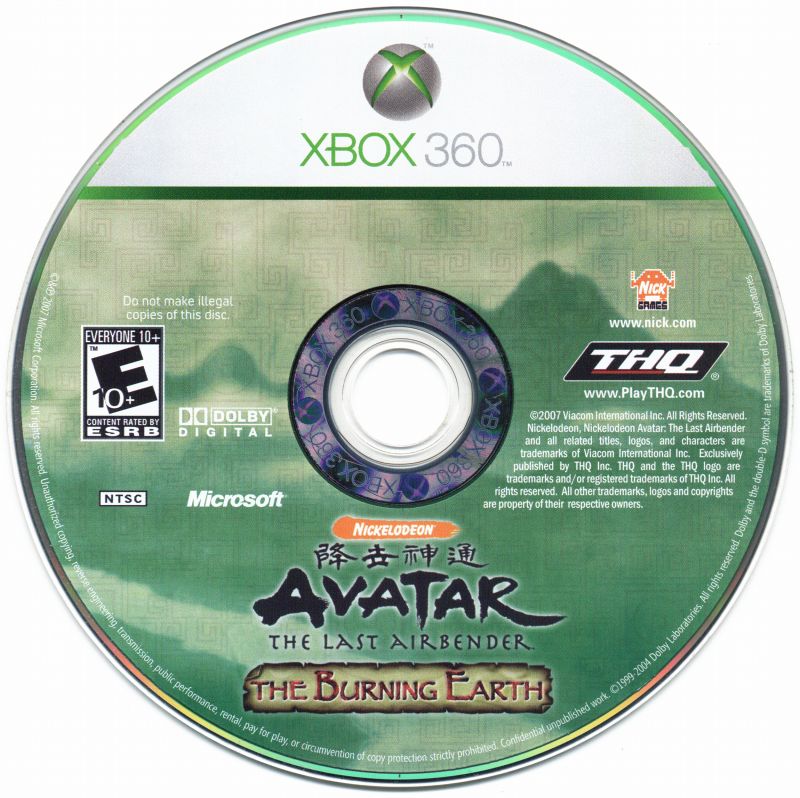 avatar the last airbender games for xbox 360